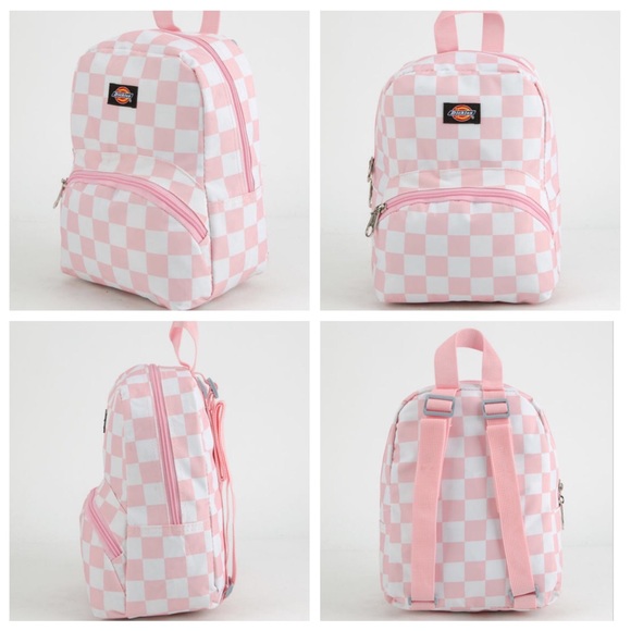 dickies checkered mini backpack